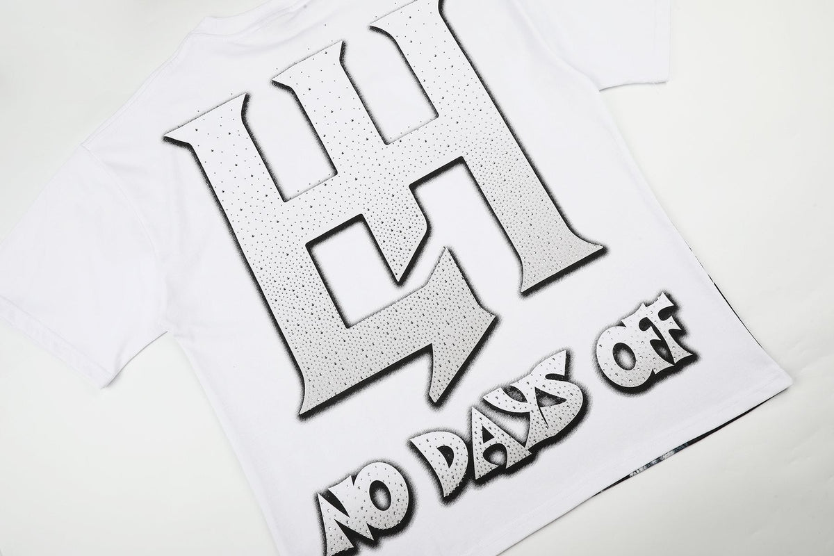 Life Hustlere LIFE HUSTLERS Angel Graphic T-Shirt - White/Black — detail